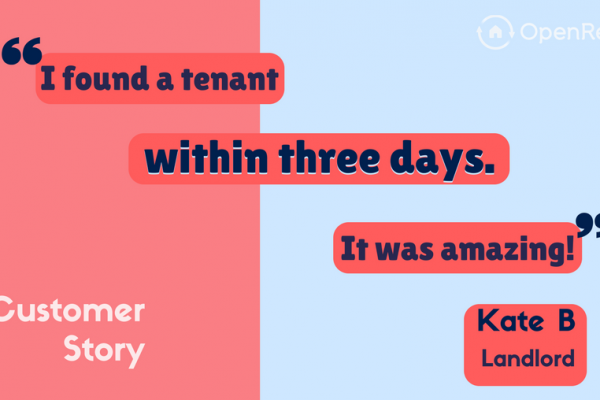 Kate B's Customer Story Letting her House with OpenRent for the first time